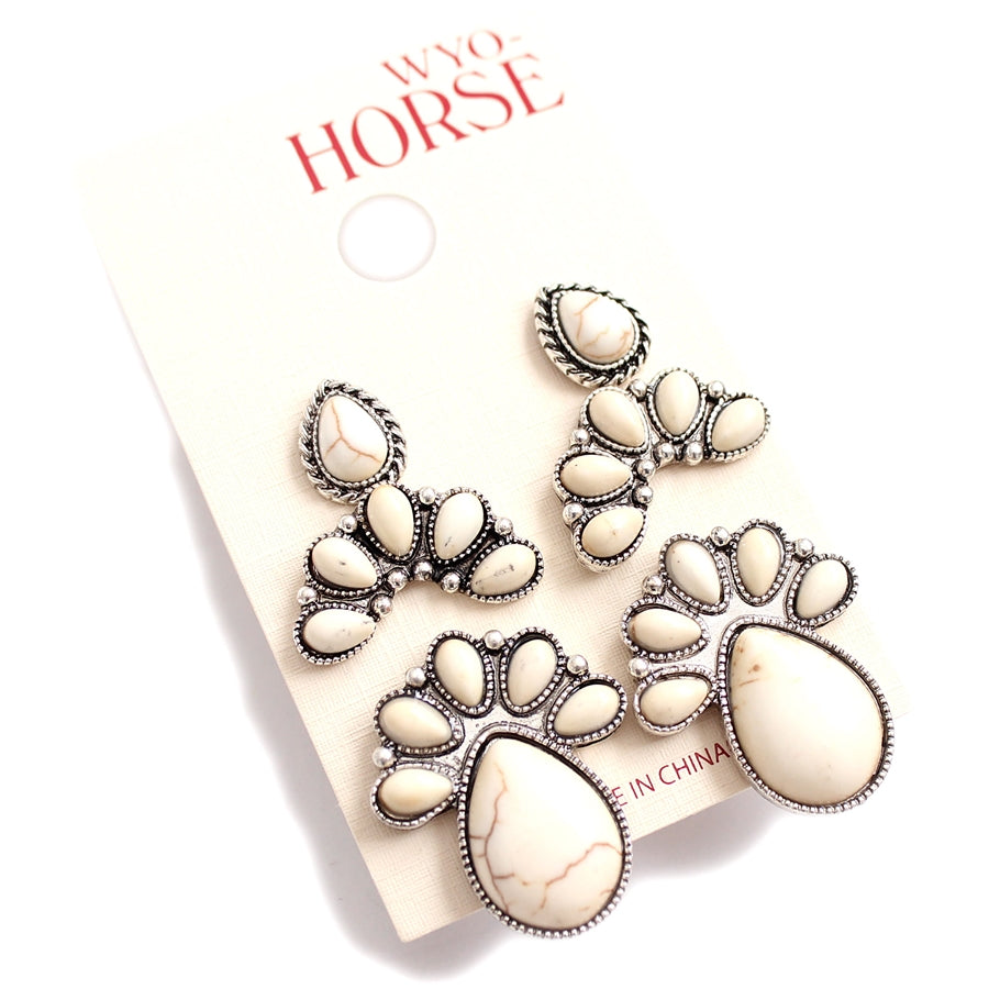 Wyo-Horse Wholesale Western Fashion Jewelry -JE348-3-Large-Traditional-Stud-Earring