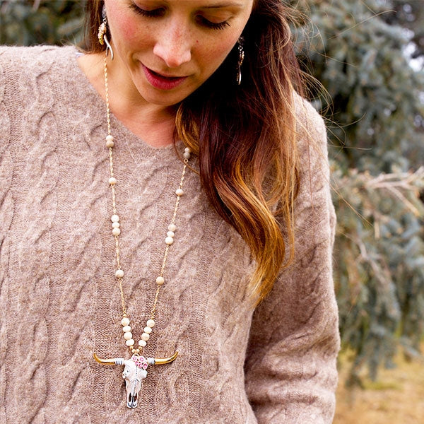 Wyo-Horse Wholesale Western Fashion Jewelry -J276-Mountain-Circle-Necklace-Set