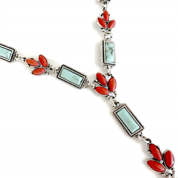 Wyo-Horse Wholesale Western Fashion Jewelry -J450-White-Enamel-Steer-Skull-Necklace