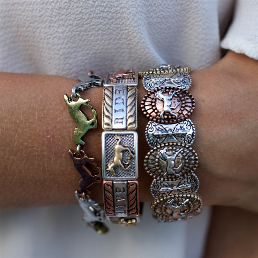 Wyo-Horse Wholesale Western Fashion Jewelry -JB179-Thin-Eden-Cuff-Bracelet