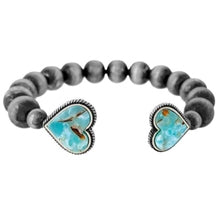 Wyo-Horse Wholesale Western Fashion Jewelry -Prancing-Horse-Beaded-Bracelet-Silver-or-Gold