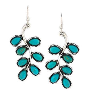 Turquoise Sprig Earrings
