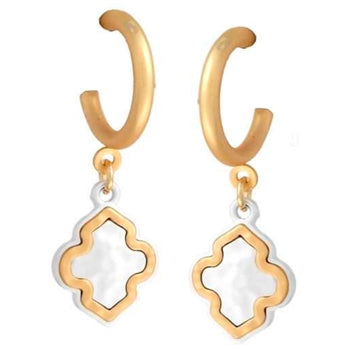 Two-Tone Moroccan Hoops