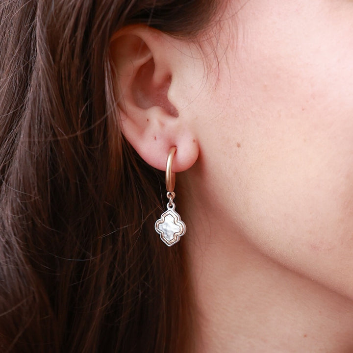 Two-Tone Moroccan Hoops