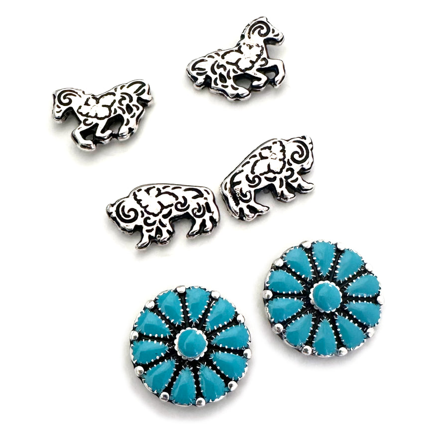 3 Pack Earrings Western - Wyo-Horse - cheap cowgirl western fashion jewelry
