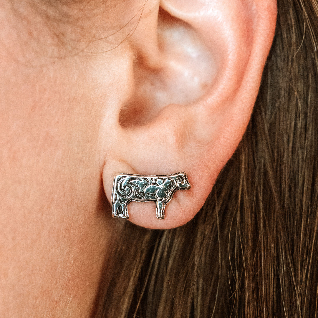 3 Pack Earrings Farm Theme - Wyo-Horse - cheap cowgirl western fashion jewelry