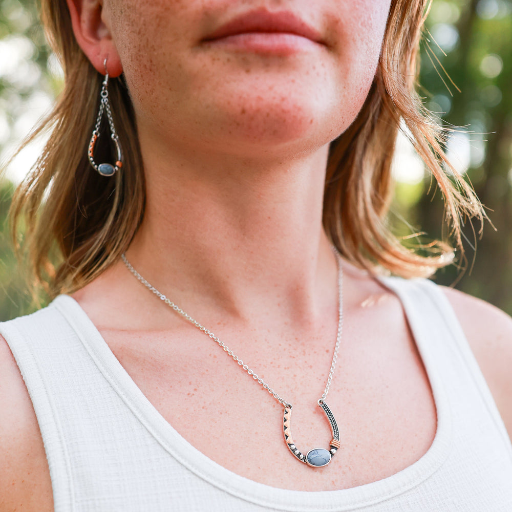 Artisan Horseshoe Earrings - Gold, Patina or Silver