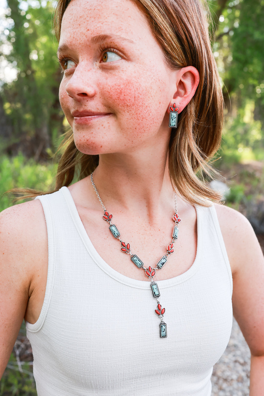 Hand Set Torch Necklace-Wyo-Horse