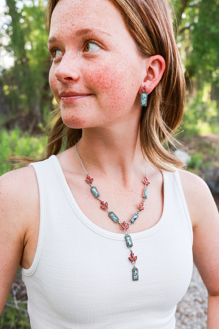 Hand Set Torch Necklace-Wyo-Horse