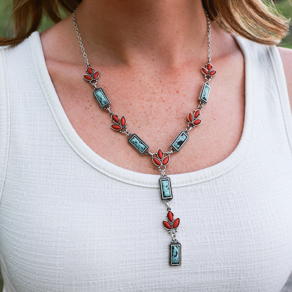 Hand Set Torch Necklace-Wyo-Horse