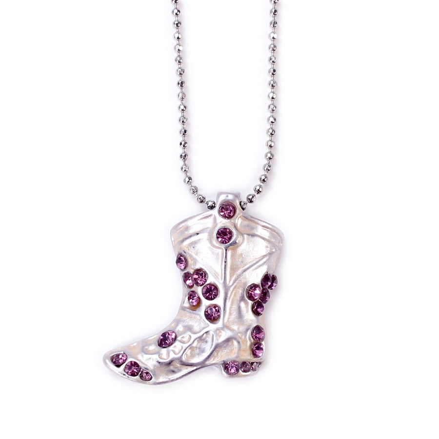 Wyo-Horse Wholesale Western Fashion Jewelry -J001-Cowboy-Boot-Necklaces